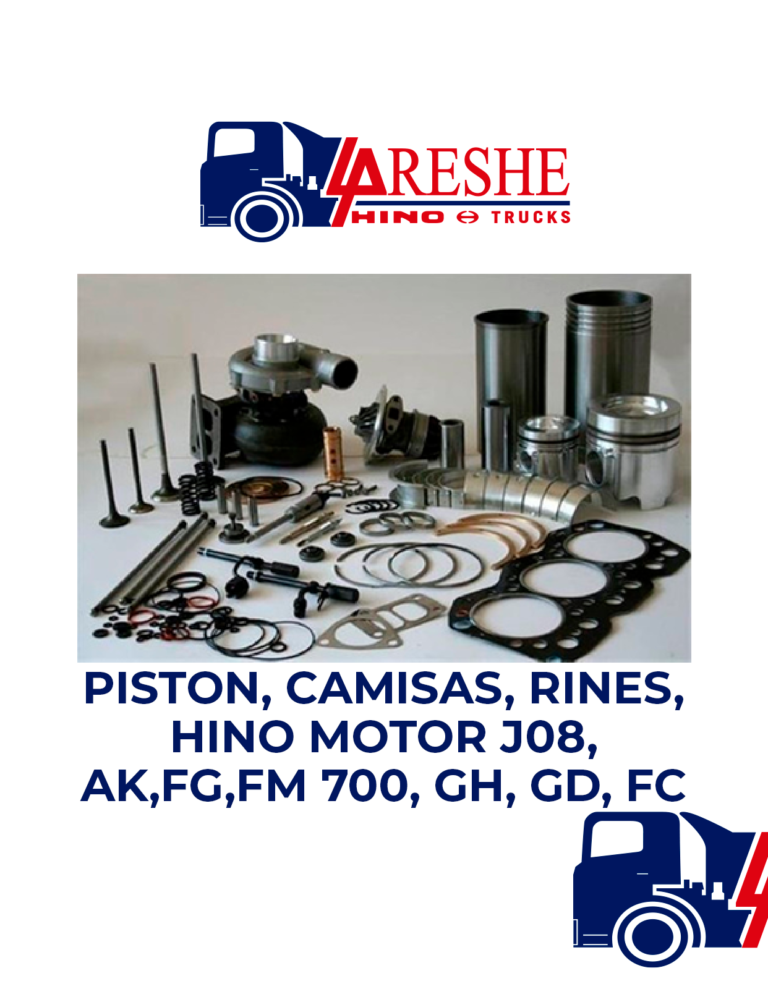 PISTON,-CAMISAS,-RINES,-HINO-MOTOR-J08,-AK,FG,FM-700,-GH,-GD,-FC